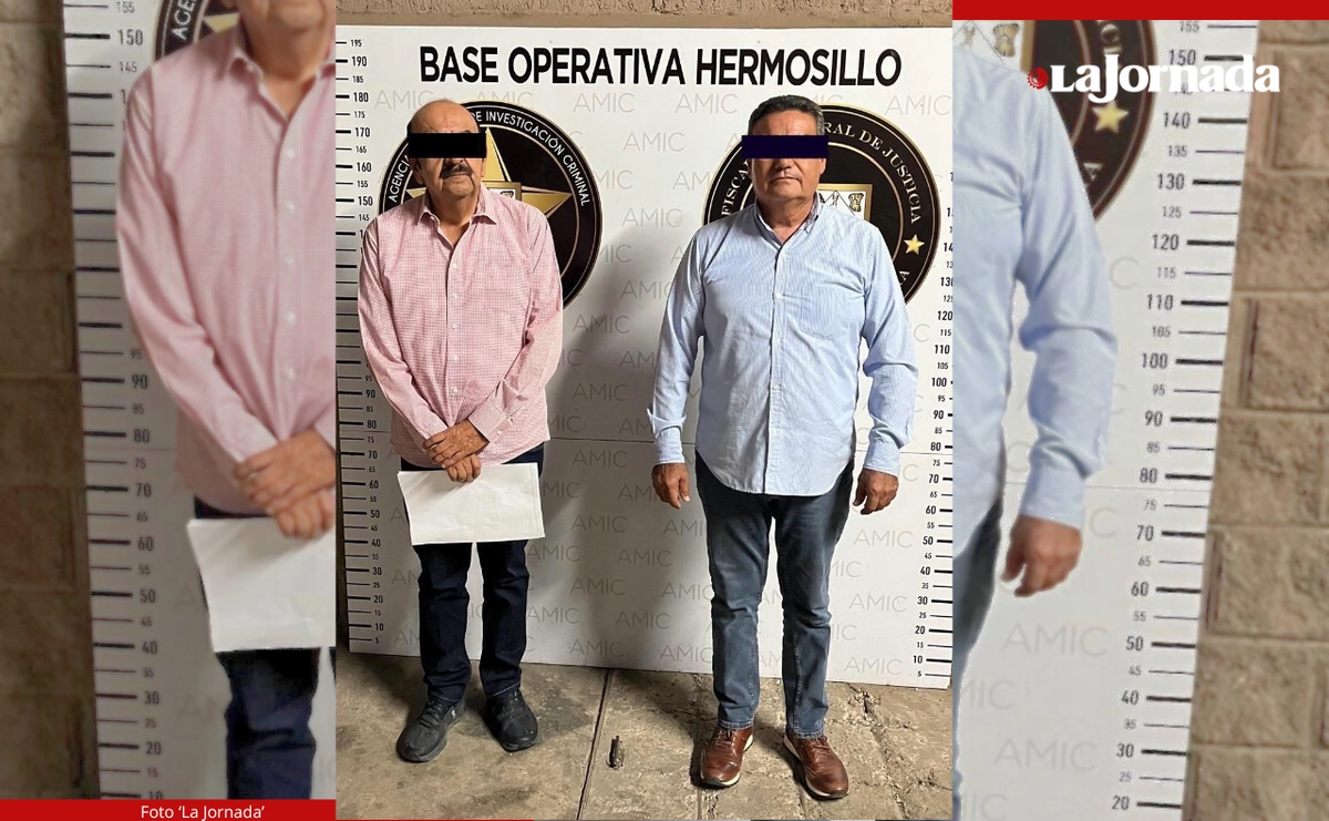 “Se formuló imputación en contra de José Victor "N" y Francisco Alberto "N", ex servidores públicos, debido a su probable responsabilidad por los delitos de peculado e incumplimiento de un deber legal”, informó la fiscalía de Sonora. Foto 
