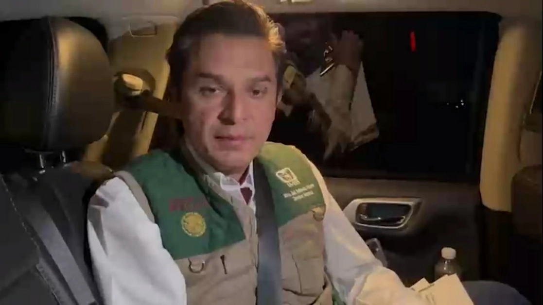 Zoé Robledo en imagen tomada del video difundido en sus redes.