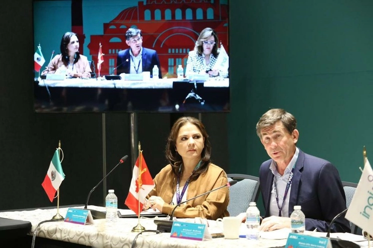 Luego de más de dos meses de parálisis el INAI celebró la tarde de este lunes una sesión extraordinaria por orden judicial. Foto @INAImexico