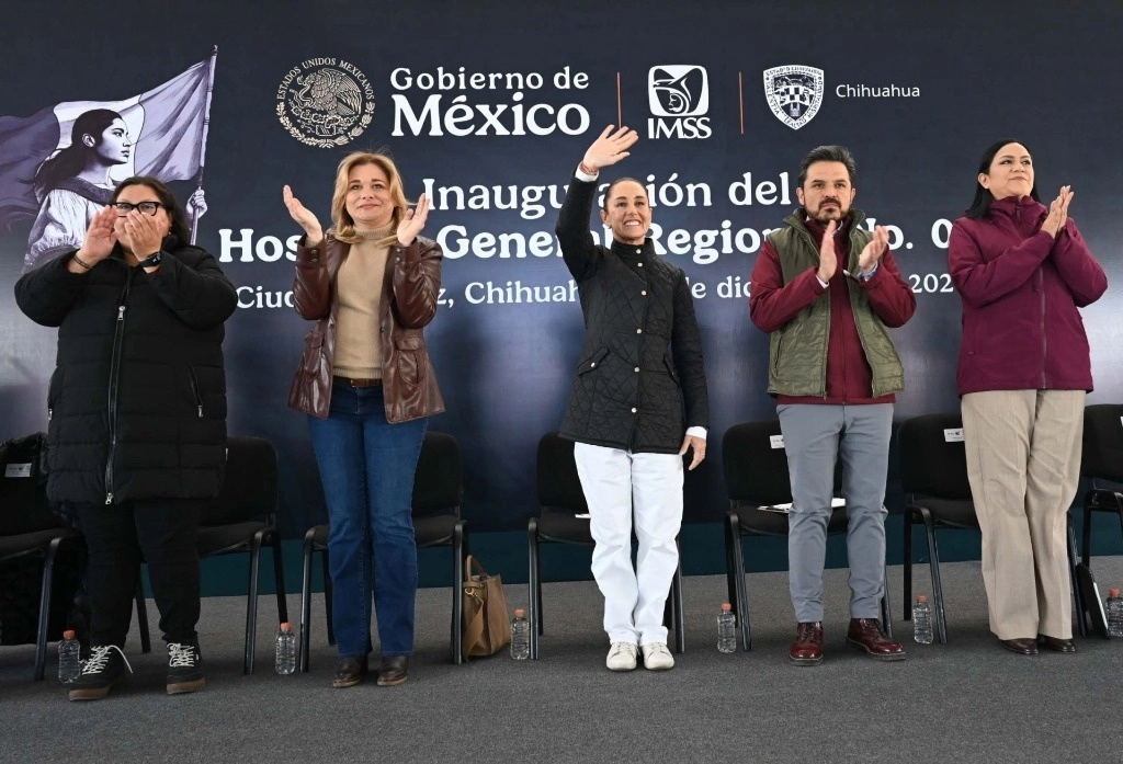 La titular del Ejecutivo inauguró una de las obras más importantes del país en dimensión y capacidad en materia de salud, el cual fue construido luego que distintas administraciones federales y estatales lo tuvieron abandonado durante más de 20 años. Foto Cuartoscuro