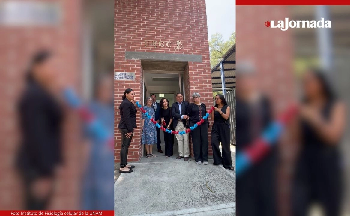 Inauguración de la Unidad de Edición Genética y Criopreservación de la UNAM, la primera en su tipo en México y en Centroamérica. Foto