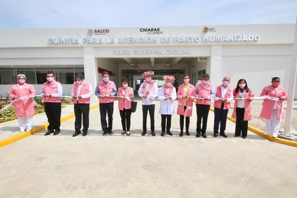 Inauguración de la Clínica para la Atención de Parto Humanizado en Tuxtla Gutiérrez, Chiapas. Foto La Jornada