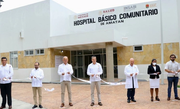 Imagen de la inauguración del hospital. Foto La Jornada

