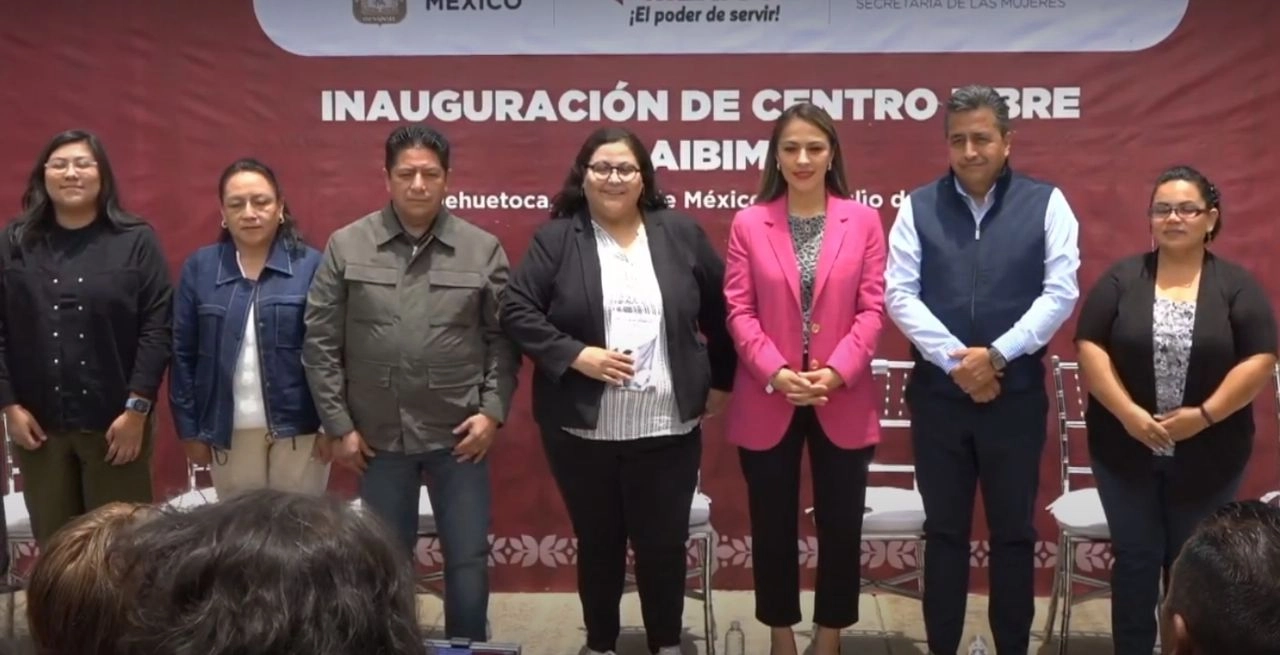 La Secretaria de Mujeres, Citlali Hernández Mora, inauguró el Centro Libre para la atención integral para el Bienestar de las Mujeres en Huehuetoca, Edomex. Foto 