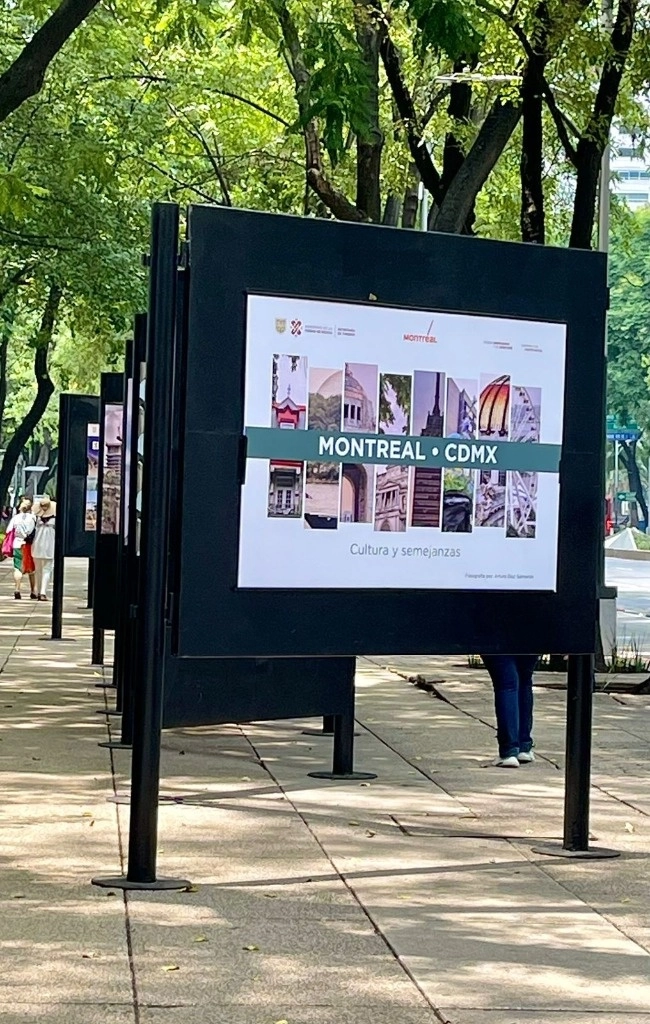 La muestra se puede ver en el Paseo de Culturas Amigas, localizada en la lateral de la avenida Paseo de la Reforma, ubicada en Reforma 222, colonia Juárez. Foto turismo.cdmx.gob.mx