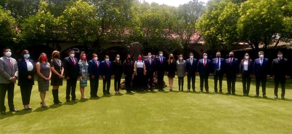 Los legisladores priístas del Edomex. Foto 'La Jornada'