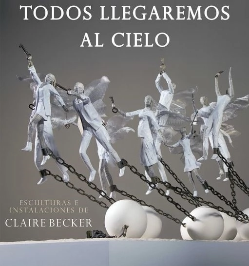 Imagen de la invitación de la muestra. Foto tomada del Facebook de la artista.