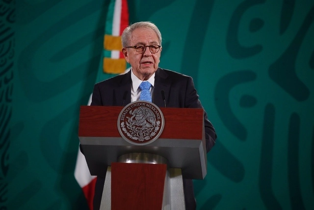 El secretario de Salud, Jorge Alcocer Varela durante conferencia de prensa matutina en imagen de archivo. Foto Cristina Rodríguez