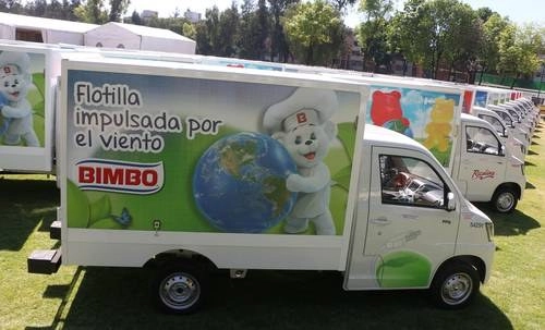 Vehículo repartidor de la empresa Bimbo. Foto Cuartoscuro /Archivo