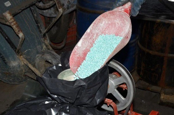 La semana pasada, la FGR también incineró en Guerrero, en coordinación con personal de la Secretaría de Marina (Marina), una tonelada 683 kilos 283 gramos de clorhidrato de cocaína. Foto