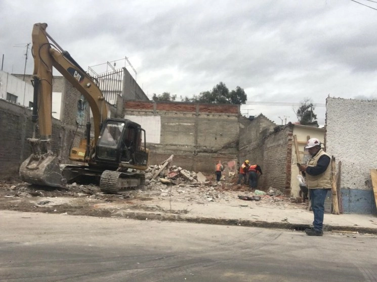 En el lugar se construirán viviendas para los damnificados. Foto CDMX