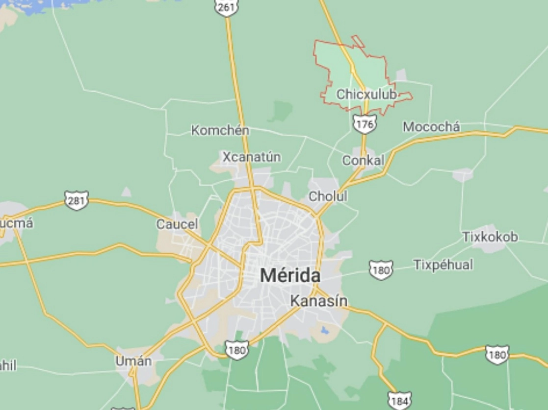 El amparo fue promovido por habitantes del municipio Chicxulub, en Yucatán. Foto Google Maps