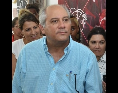 Alpidio Alonso Grau, ministro de Cultura de Cuba. Foto Tomada del Twitter @AlpidioAlonsoG
