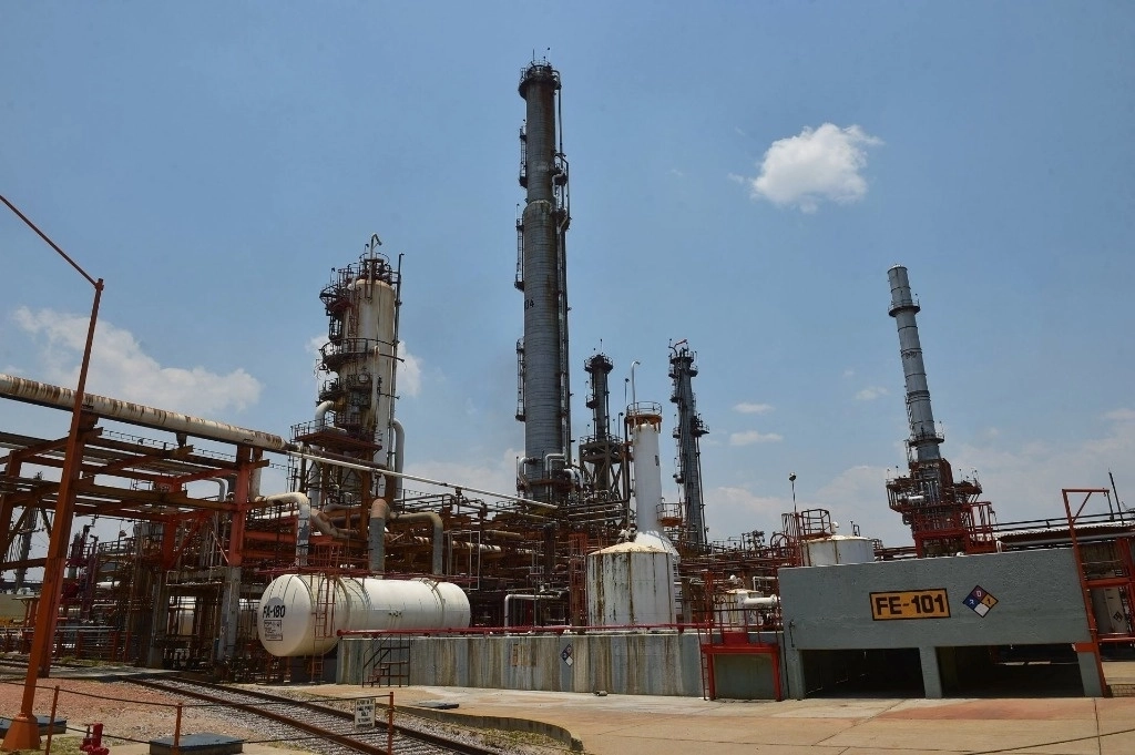 Refinería de Tula, en Hidalgo, donde se encuentra una planta de hidrógeno. Foto Cuartoscuro / Archivo