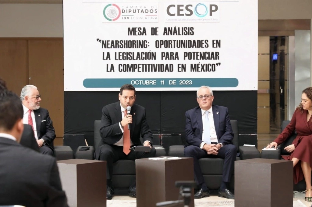 Industriales celebraron que el gobierno de México impulse las inversiones para la relocalización de empresas a través de un decreto que otorga incentivos fiscales, aunque consideraron que el alcance debe aplicarse más allá de los sectores identificados, el 11 de octubre de 2023. Foto tomada de X @CONCAMIN
