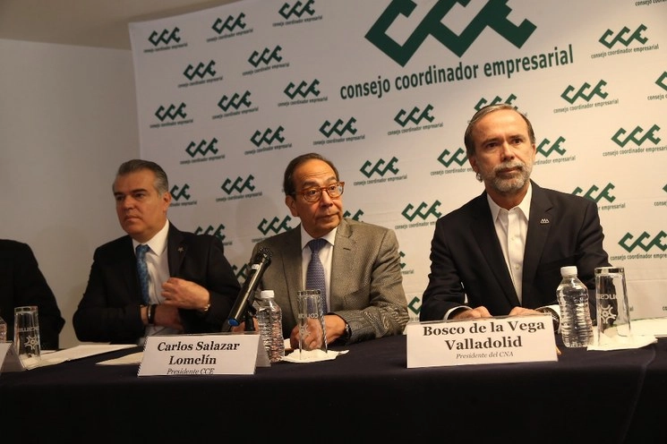 La Concamon y el CCE en conferencia conjunta. Foto Jesús Villaseca