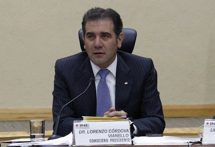 Lorenzo Córdova, presidente del Instituto Nacional Electoral (INE). Foto Jesús Villaseca  / Archivo