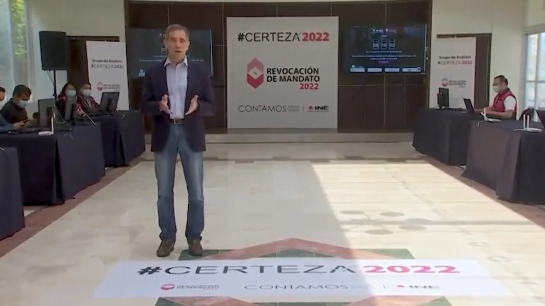 Lorenzo Córdova difundió un mensaje en redes sociales sobre la revocación de mandato, este sábado 9 de abril.