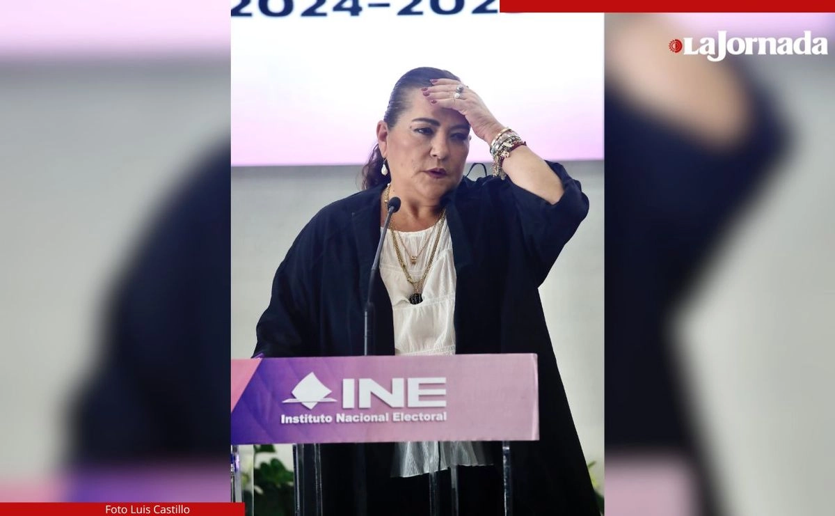 La consejera presidenta del INE, Guadalupe Taddei Zavala, ofreció ayer una conferencia de prensa. Foto