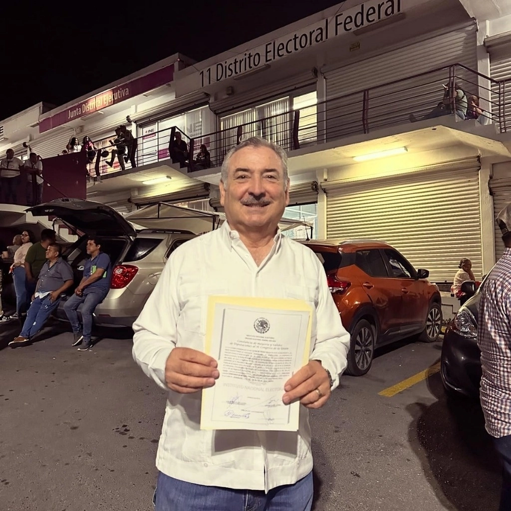 Pedro Garza Treviño, candidato a una diputación federal por el distrito 11 de NL bajo la alianza del PAN-PRI-PRD. Foto Tomada de https://www.facebook.com/MXPGT  