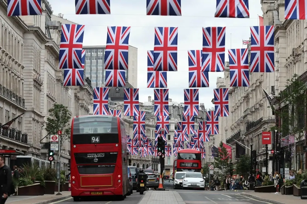 Vida cotidiana la calle Regent Street, en Londres, Inglaterra. Foto Afp
