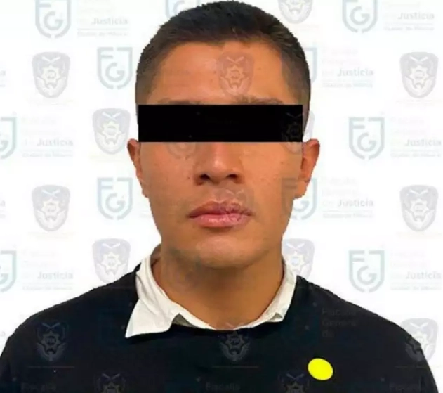 Diego 'N', feminicida de  Fernanda Olivares y Fernanda Carrera. Foto FGJCDMX