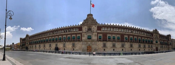 Palacio Nacional, en la Ciudad de México. Foto María Luisa Severiano / Archivo 