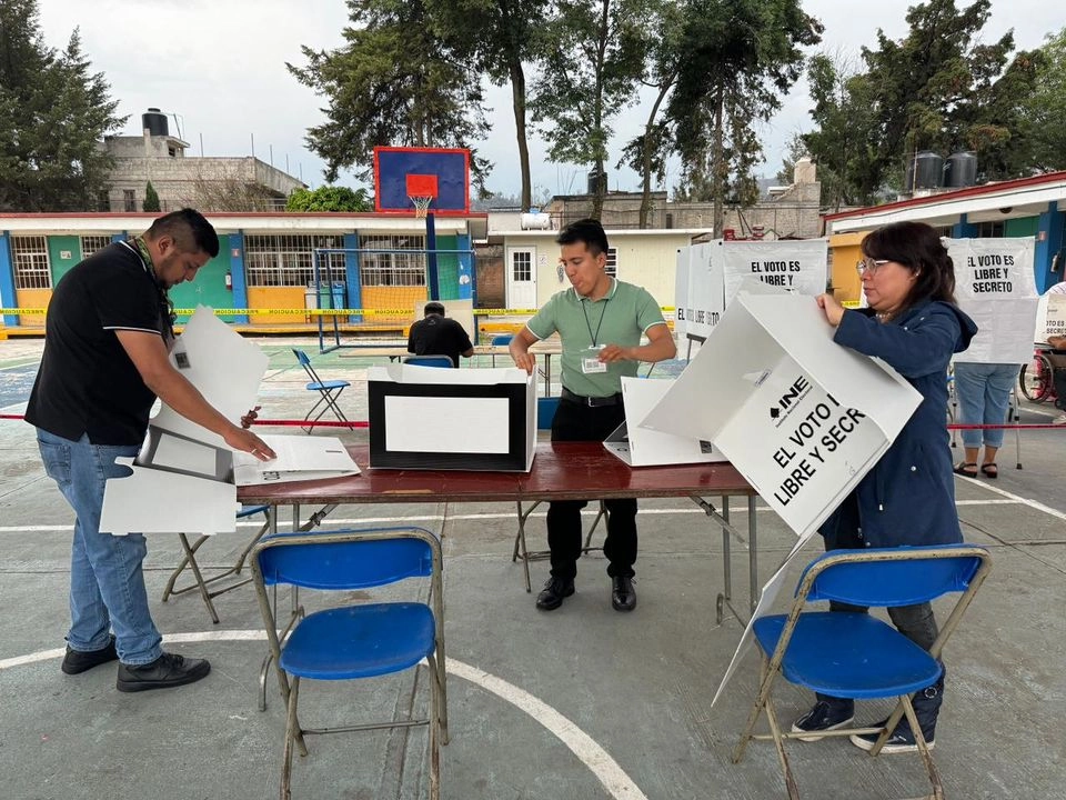 Cierre de casilla electoral instalada en CDMX. Foto 