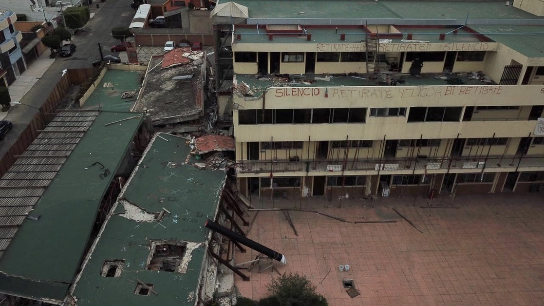 El 19 de septiembre de 2017 se vino abajo el Colegio Rébsamen. La imagen, de julio de 2018. Foto Cuartoscuro
