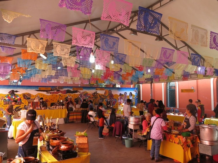 La entrada a la XXVIII Feria del Tamal en el Museo Nacional de las Culturas Populares es gratuita. Foto María Luisa Severiano