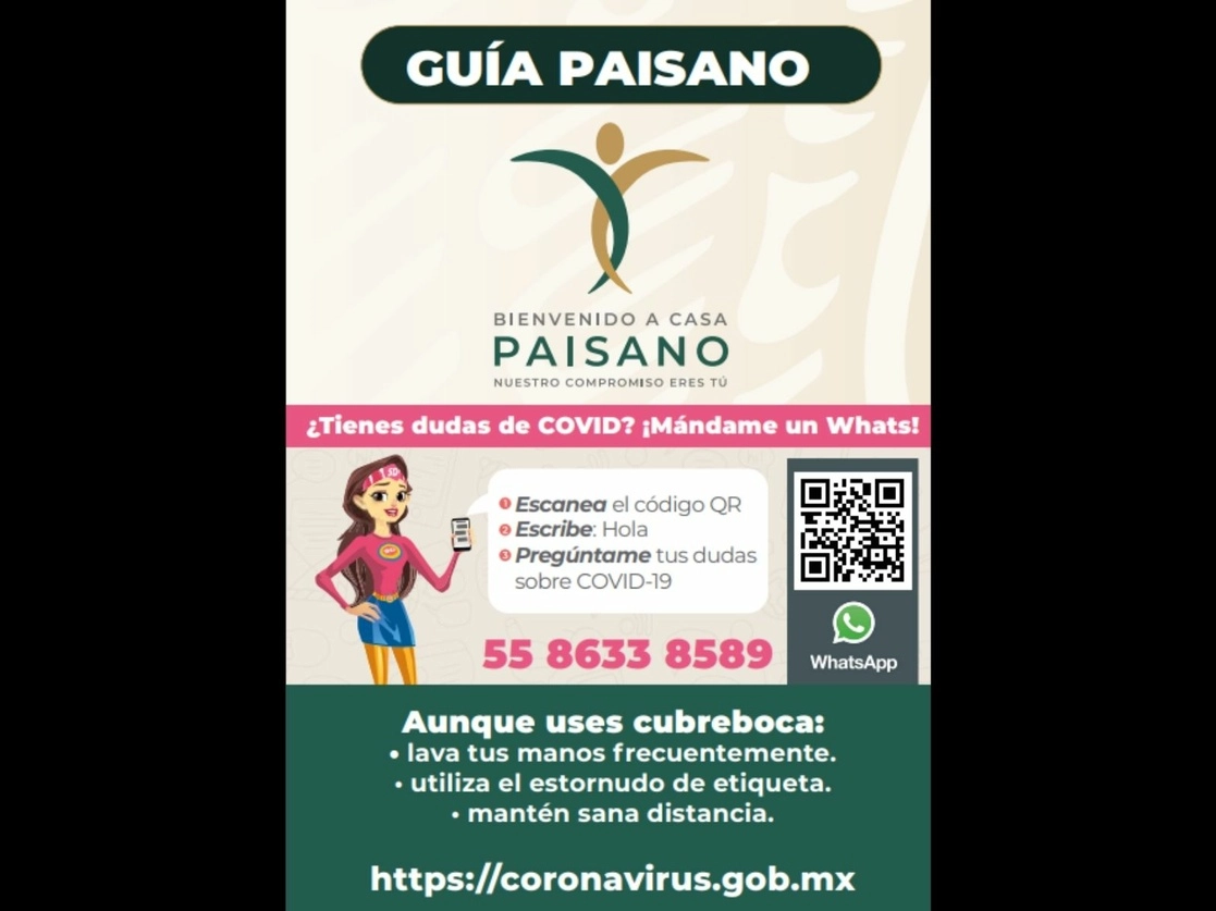 Autoridades del Instituto Nacional de Migración emitieron la Guía Paisano y habilitaron una versión interactiva. Imagen tomada del Twitter de @programapaisano