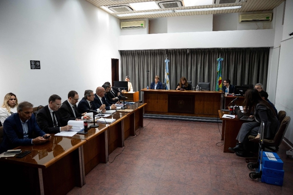El primero de los juicios por la muerte de Diego Maradona, ocurrida en noviembre de 2020 tras una cirugía de cabeza, inició con una audiencia preliminar en Buenos Aires que define las pruebas y testigos del proceso contra una de los ocho imputados. Imagen del 2 de octubre de 2024. Foto Afp