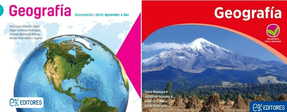 Para el próximo ciclo escolar, la SEP autorizó 354 títulos para todas las materias de los tres grados de educación secundaria, provenientes de 28 empresas afiliadas a la Cámara Nacional de la Industria Editorial. Imágenes tomadas del sitio https://conaliteg.sep.gob.mx/secundaria.html 