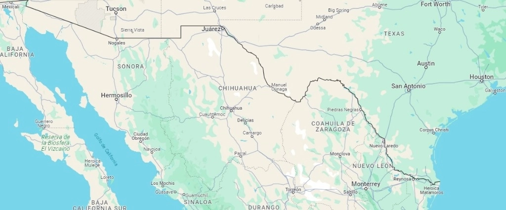 Arrancó el Programa Paisano en Cd. Juárez, Chihuahua, para proteger a los connacionales que viven en el extranjero y que visitan nuestro país. Foto Tomada de Google Maps 