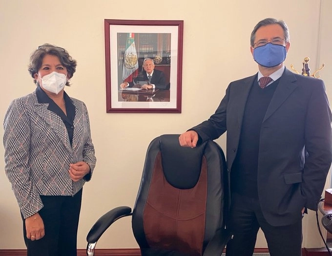 Delfina Gómez relevará en la Secretaría de Educación Pública a Esteban Moctezuma. Foto tomada del Twitter de @emoctezumab