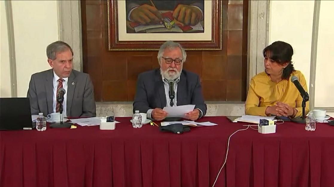 Las entrevistas se realizaron de manera virtual. Fotograma tomado del video emitido por Segob
