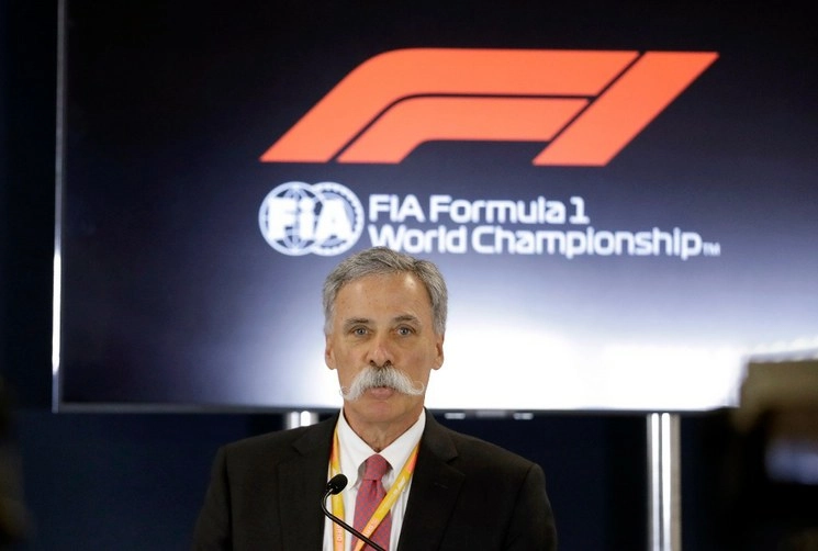 En imagen de archvio, el presidente de Fórmula Uno, Chase Carey, durante una conferencia de prensa del Gran Premio de EU de F1 en el Circuito de las Américas, en Austin, EE. UU. Foto Ap