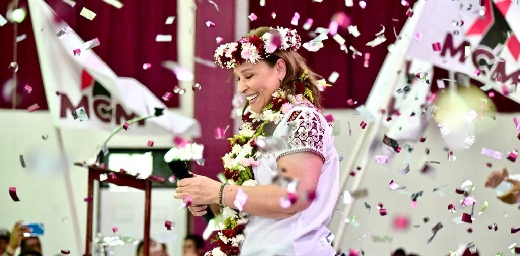 Nahle se comprometió a impulsar y repotenciar el desarrollo del estado. Foto tomada de X @rocionahle / Archivo