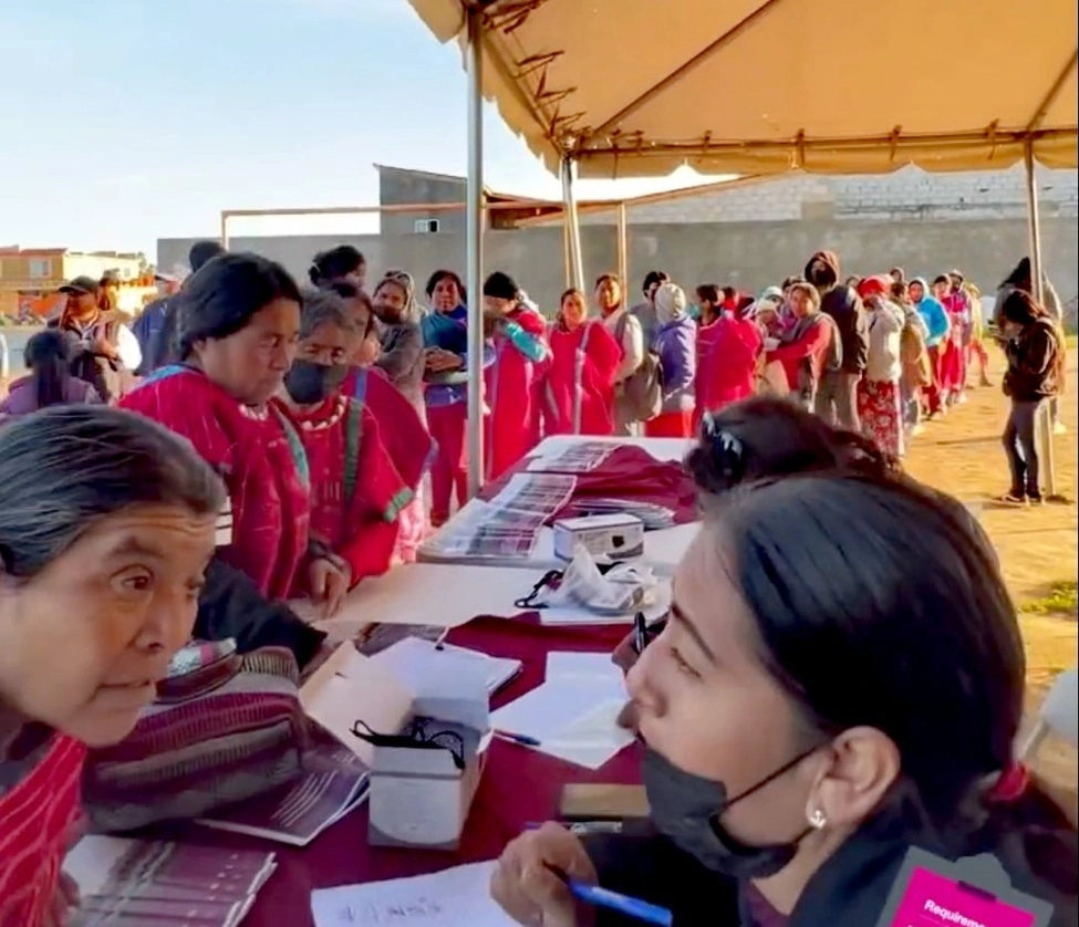 De manera inicial participaron en la consulta cientos de indígenas, autoridades tradicionales, comunitarias y representaciones de los siete municipios de la entidad. Foto Lindero Norte