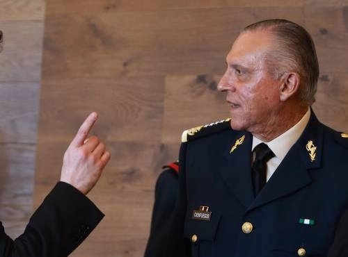 El ex titular de la Defensa, Salvador Cienfuegos. Foto Francisco Olvera /Archivo
