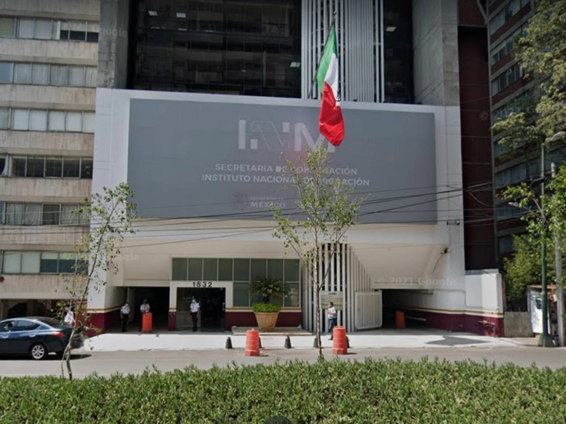 Fachada del Instituto Nacional de Migración en la Ciudad de México. Foto tomada de Google Street View

