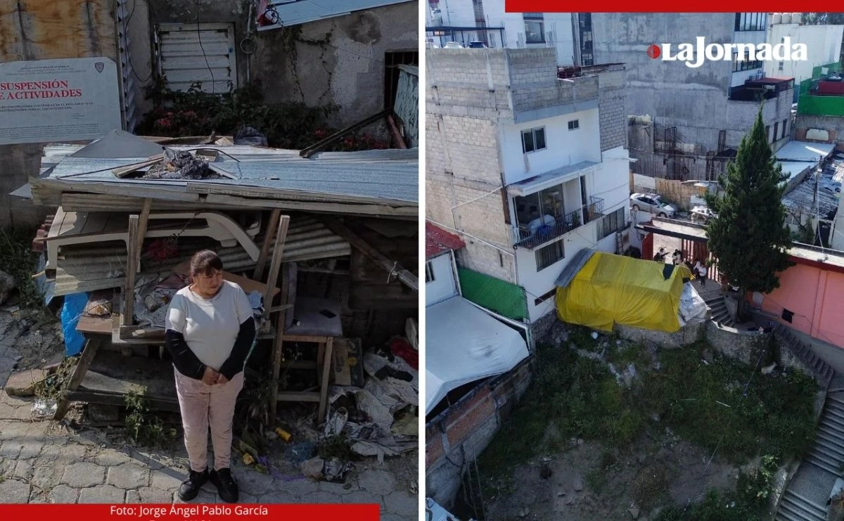 Tres familias viven a la intemperie desde hace dos años tras ser desalojadas luego de que la inmobiliaria Effort realizó excavaciones profundas y provocó el derrumbe de casi toda su casa. 