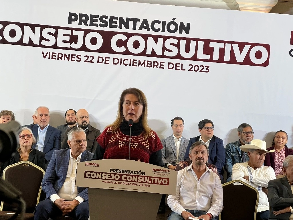 Margarita González Saravia, precandidata de Morena a la gubernatura de Morelos, atribuyó la inseguridad en esta entidad a la falta de coordinación entre el gobernador Cuauhtémoc Blanco y el fiscal general estatal, Uriel Carmona. Foto Rubicela Morelos