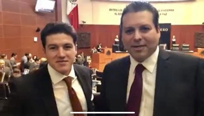 La propuesta fue presentada en días pasados por Samuel García, de Movimiento Ciudadano, y el legislador priísta. Imagen tomada de la cuenta en Twitter @MarioZamoraG