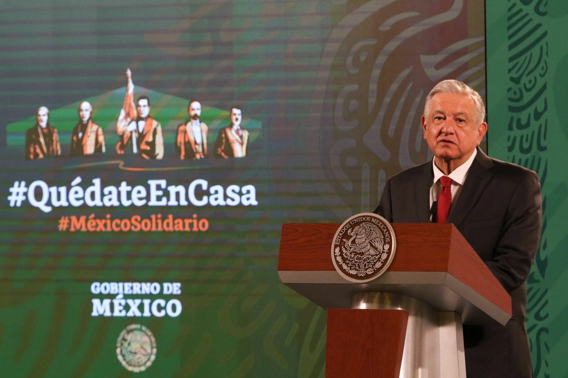 El presidente Andrés Manuel López Obrador, en su primera conferencia matutina de 2021. Foto Cuartoscuro