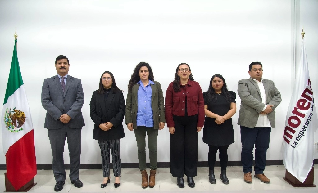 Integrantes de la nueva CNHJ de Morena. Foto tomada de redes sociales