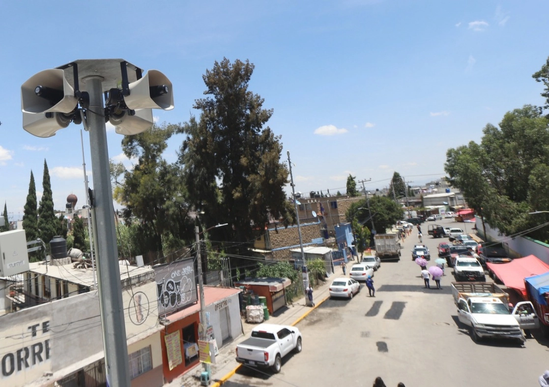 Alerta sísmica en el municipio de Ecatepec,en el Edomex. Foto La Jornada