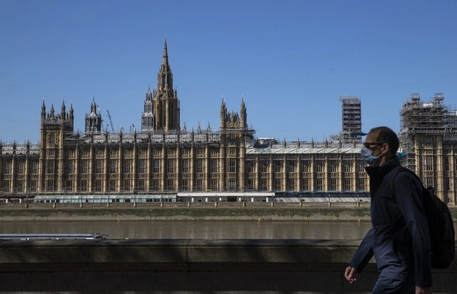 Cuarentena en Londres, Inglaterra. Foto Xinhua / Archivo