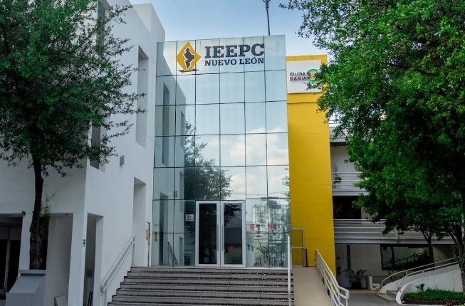 Instalaciones del Instituto Estatal Electoral y de Participación Ciudadana en Nuevo León,(IEEPCNL). Foto Google maps