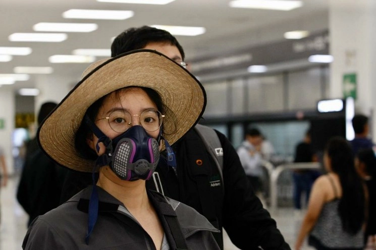 En el aeropuerto capitalino. Foto Roberto García Ortiz